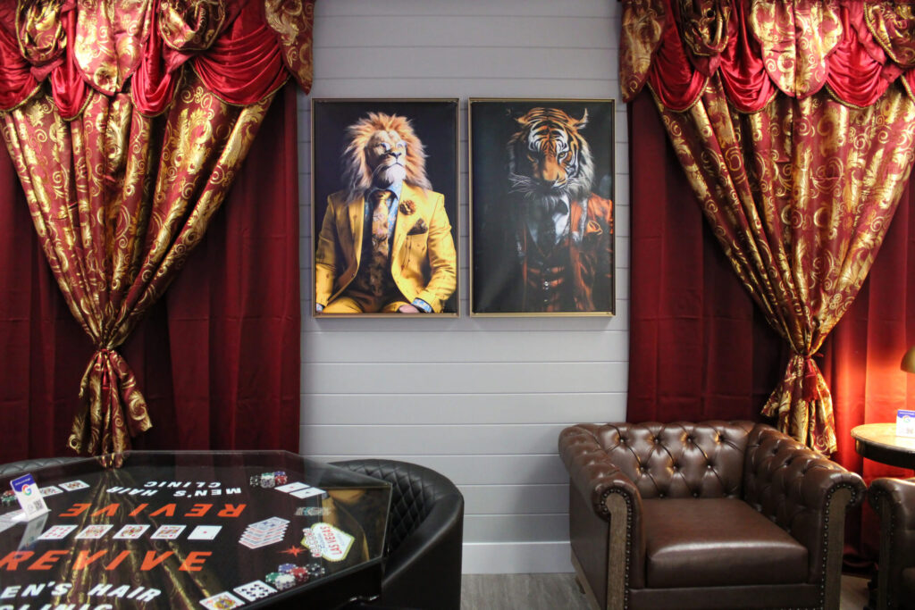 Lounge at Revive Men's Hair Clinic