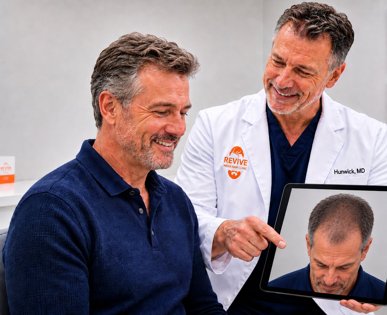 Free hair restoration consultation at Revive Mens Hair Clinic Las Vegas