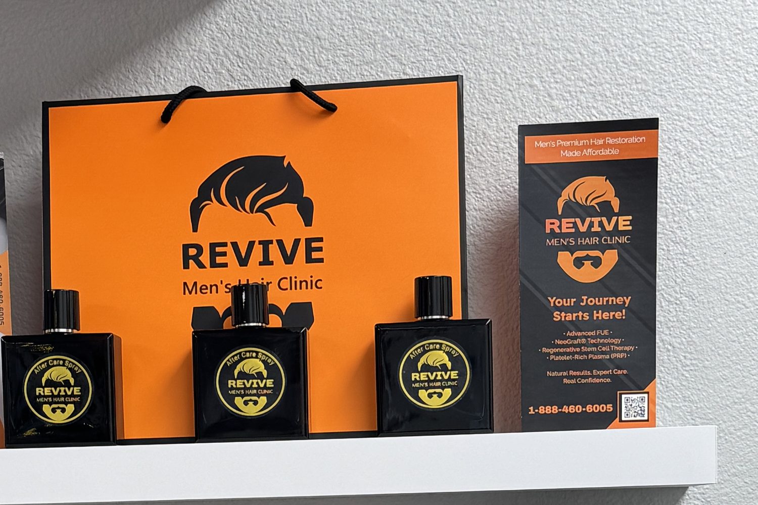 Pre-procedure preparation at Revive Mens Hair Clinic Las Vegas